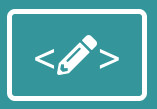 Logo wundervolle Webseiten - stilisierter Stift auf Monitor